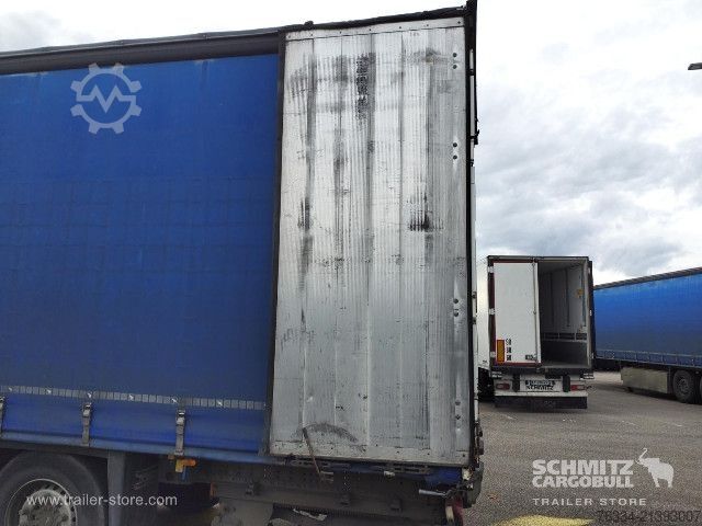 Open semitrailer with tarp Schmitz Cargobull Semitrailer Curtainsider Standard Hayon