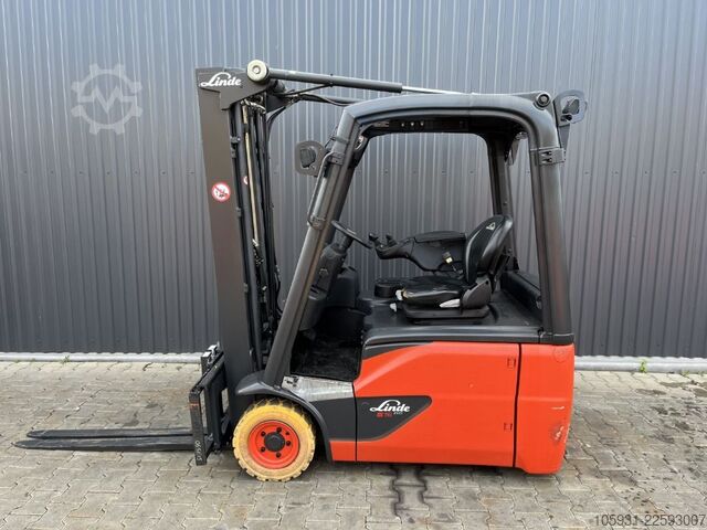 Electric 3-wheel forklift Linde E16-02