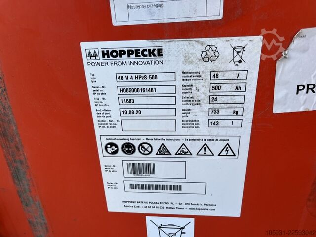 Electric 3-wheel forklift Linde E16C-02