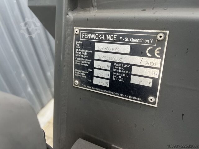 Elektro 4 Rad-Stapler Linde E30/600-02