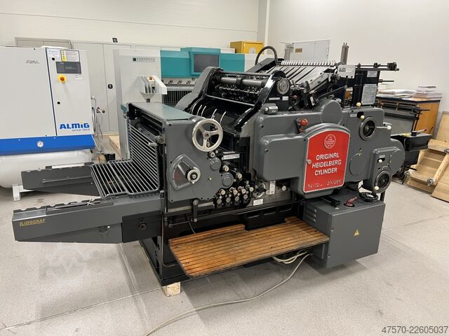 Falzmaschine Heidelberg Cylinder S 54×72 Automatic Die-Cutting Machine