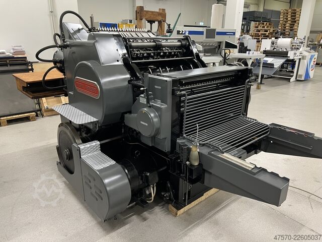 Falzmaschine Heidelberg Cylinder S 54×72 Automatic Die-Cutting Machine