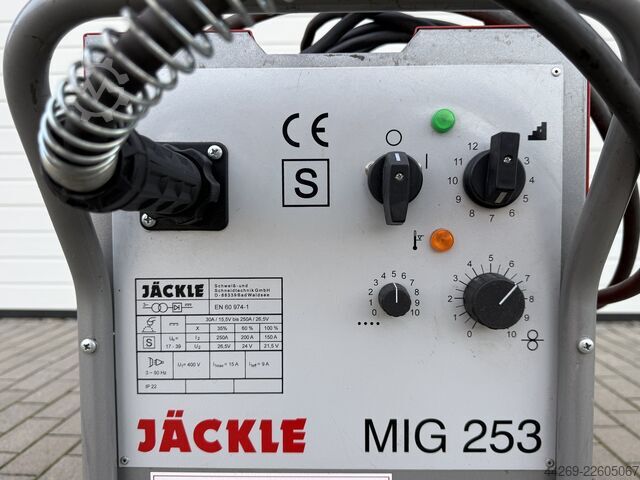 Schweißgerät Jäckle Typ MIG 253 Jäckle MIG 253