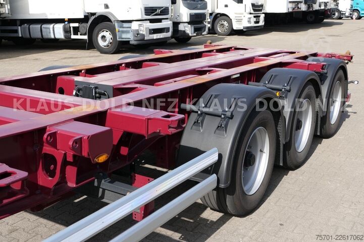 Swap body semitrailer KÖGEL Port 45 BDF Multi Chassis Liftachse max. 41,00 t