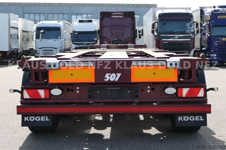 Swap body semitrailer KÖGEL Port 45 BDF Multi Chassis Liftachse max. 41,00 t