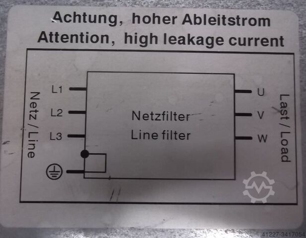Line filter for E/R Siemens Simodrive 6SN 1111-0AA01-2EA0