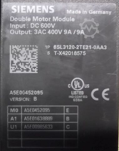 Active Line Module mit Double Motor Module Siemens 6SL3130-7TE23-6AA3 / 6SL3120-2TE21-0AA3