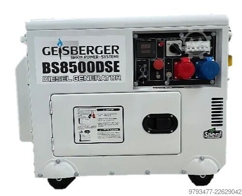 Diesel emergency power generator Geisberger GB8500VTS