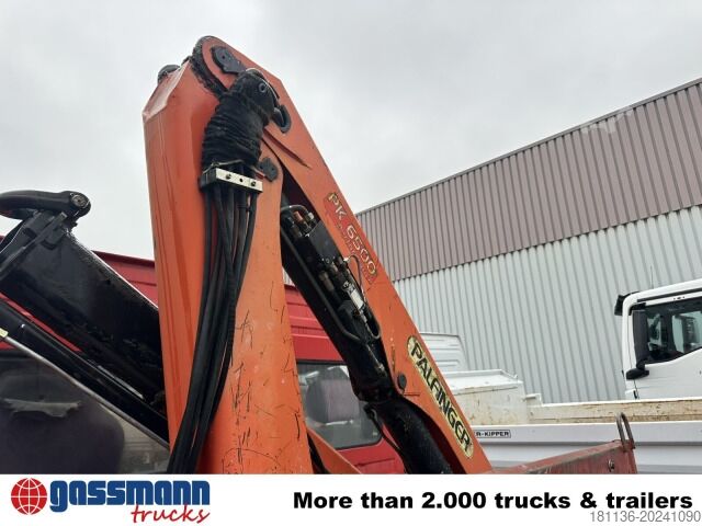 Transporter mit Kipper Mercedes-Benz Atego 818 K 4x2 mit Kran Palfinger PK 6500, 2x AHK