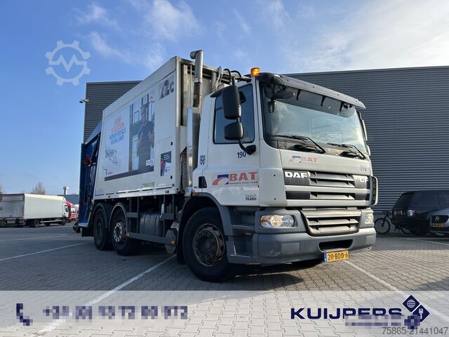 Garbage truck DAF CF 75 250 EEV / Haller X2C MEKAV 20 m3 / Garbag...