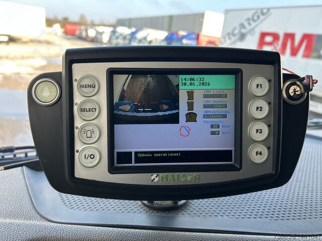 Garbage truck DAF CF 75 250 EEV / Haller X2C MEKAV 20 m3 / Garbag...