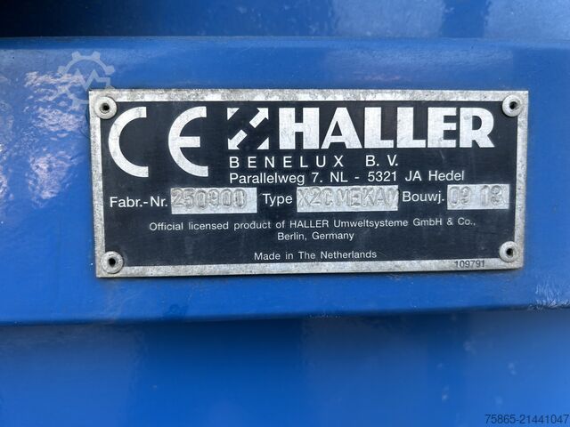 Garbage truck DAF CF 75 250 EEV / Haller X2C MEKAV 20 m3 / Garbag...