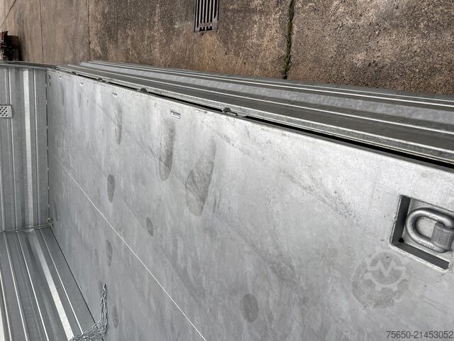 Tipper trailer Möslein TTD 19 AB  19 t Tandemkipper Tieflader, Breitbereifung 2 x Aufsatzbordwänden-- Neufahrzeug --