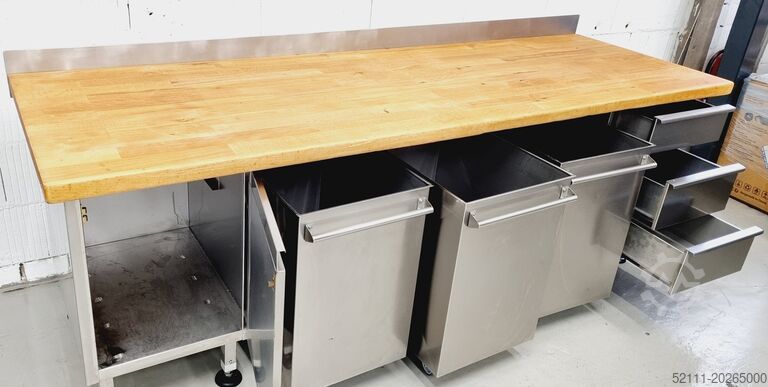 Baker's table Strohauer AT 2500 mit Mehlwagen