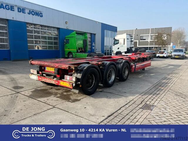 Container transport Krone SD / Genset / BPW + Drums