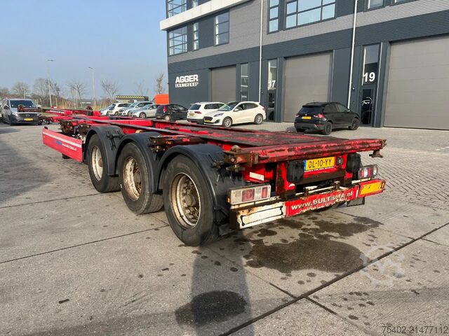 Container transport Krone SD / Genset / BPW + Drums