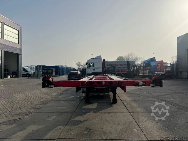 Container transport Krone SD / Genset / BPW + Drums