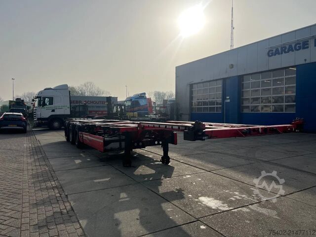 Container transport Krone SD / Genset / BPW + Drums