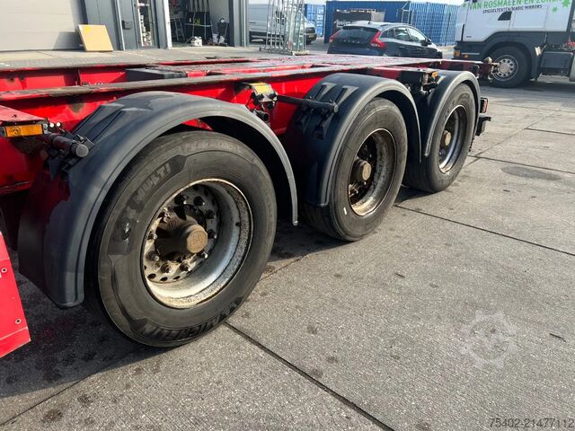 Container transport Krone SD / Genset / BPW + Drums