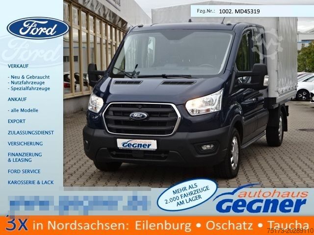 Curtain sider van FORD Transit Doka Pritsche L2 Trend 130PS 4x4 Plane