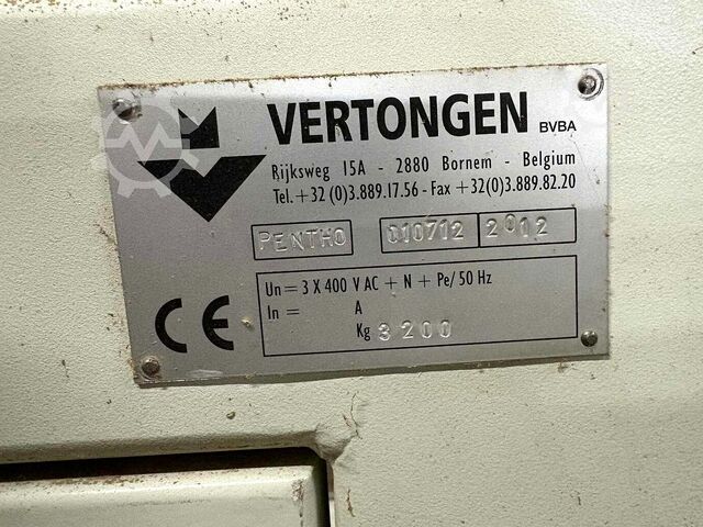 Production line for windows Vertongen Penpro Control