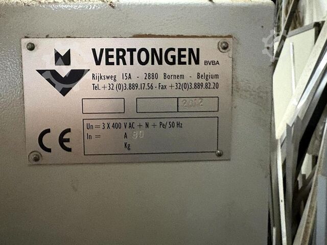 Production line for windows Vertongen Penpro Control