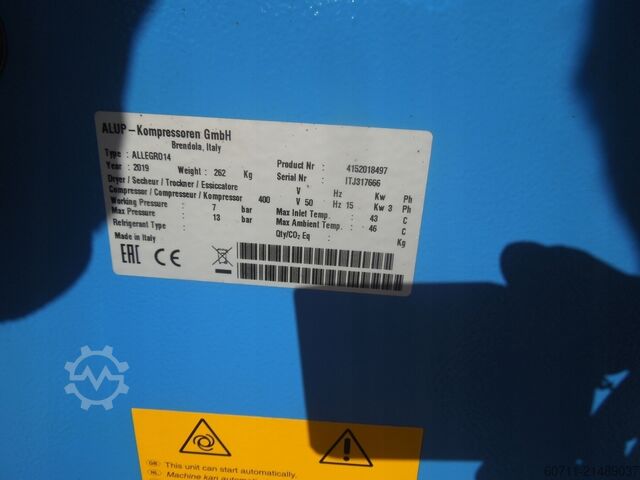 Schraubenkompressor ALUP ALLEGRO 11