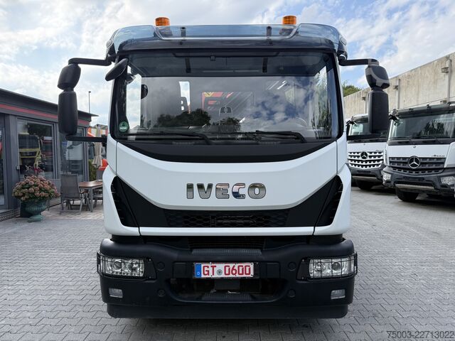 Dreiseitenkipper LKW Iveco EuroCargo 180-320 Kipper mit Kran Palfinger 12.501