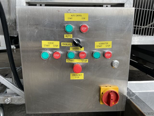 Flavouring drum Sievmaster flavouring drum