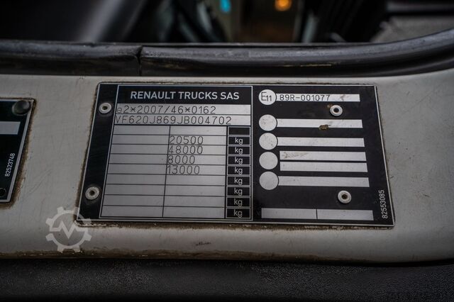 BDF System RENAULT D19 WIDE 320 DXI + DHOLLANDIA 2T.