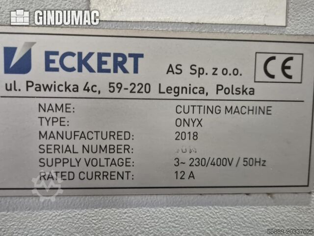 Plasma-Ausschnitt-Maschine ECKERT onyx