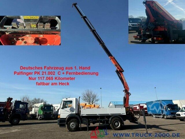 LKW mit Pritsche (offen) Mercedes-Benz 1828 Palfinger PK21000 12,1 m = 1.310 Kg - AHK