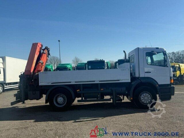 LKW mit Pritsche (offen) Mercedes-Benz 1828 Palfinger PK21000 12,1 m = 1.310 Kg - AHK