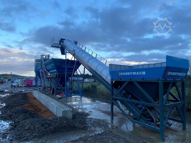 Mobile concrete mixing plant CONSTMACH Mobile Concrete Mixing Plant Mobile Concrete Mixing Plant 30 m3/h