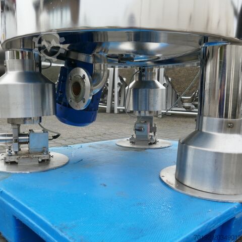 733 liter heatable/coolable stainless steel 316 pressure vessel with propeller agitator ROMABAU AG B0058