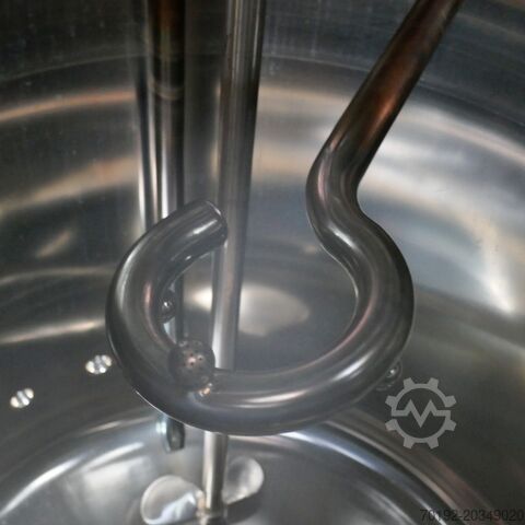 733 litre heatable/coolable pressure vessel made of V4A with propeller agitator. Bioengineering B0057