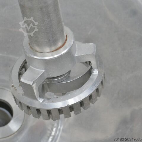 250 liter heatable/coolable pressure vessel made of V2A with dispersing agitator. Schwarz B0055