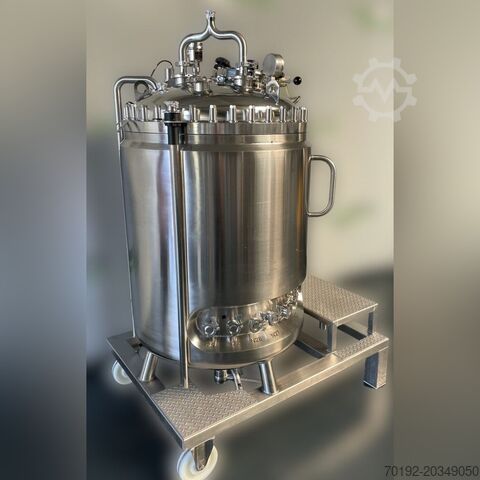 500 liter heatable/coolable pressure vessel made of V4A with magnetic agitator Waldner K0167