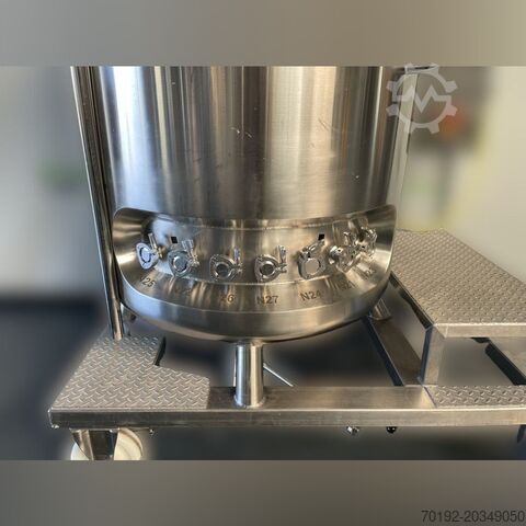 500 liter heatable/coolable pressure vessel made of V4A with magnetic agitator Waldner K0167