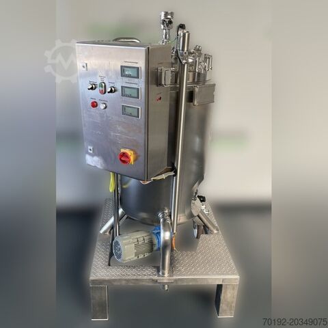 100-liter heatable/coolable pressure vessel made of V2A with magnetic stirrer  K0173