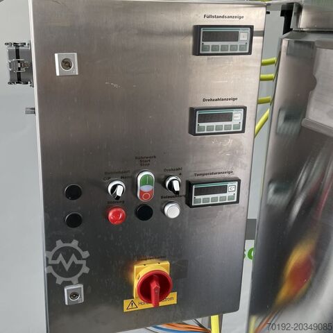 425 liter mobile pharmaceutical pressure vessel made of V2A with magnetic agitator M. Roth K0174