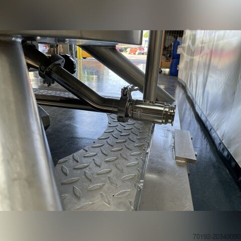 227-liter mobile pharmaceutical pressure vessel made of V2A with magnetic stirrer Waldner K0172