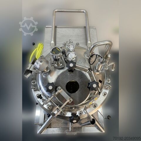 90.5 liter mobile pharmaceutical pressure vessel made of V4A with magnetic stirrer Waldner K0171