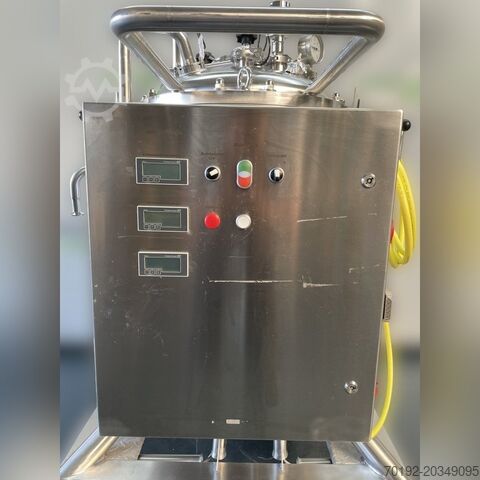 90.5 liter mobile pharmaceutical pressure vessel made of V4A with magnetic stirrer Waldner K0171