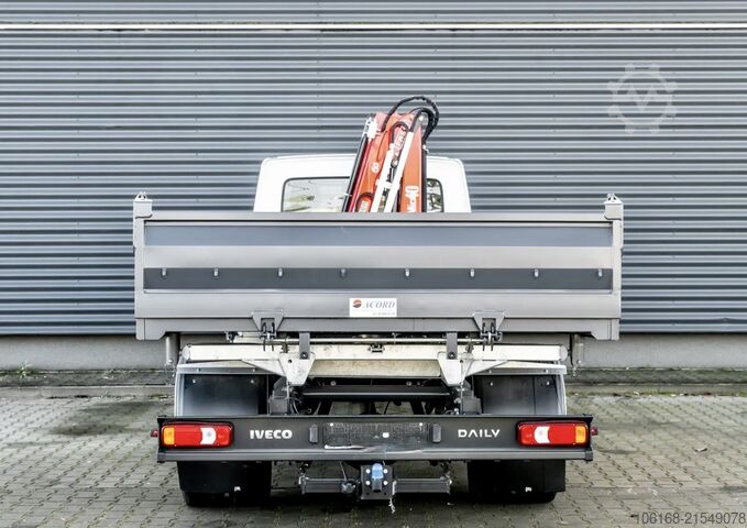 Dreiseitenkipper mit Kran Iveco Daily 70C18 HA8 Kipper Kran