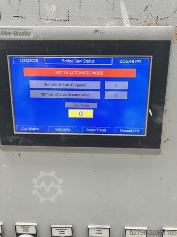 Auto stone saw Wells Wellcut 1200