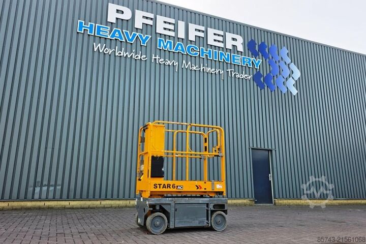 Scherenhebebühne Haulotte Star 6 Electric, Non Marking Tyres, 5.8m Working H