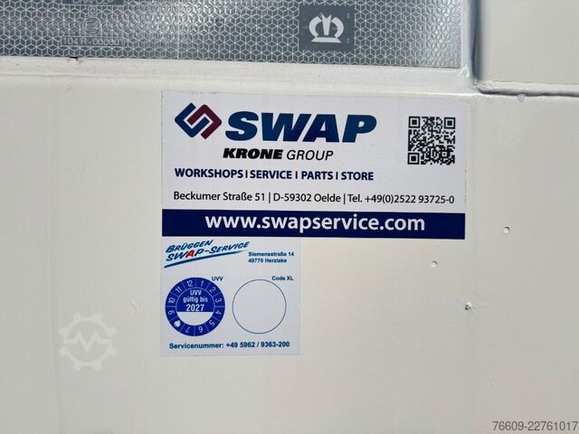 Swap body trailer KRONE Wechselbrücke Koffer
