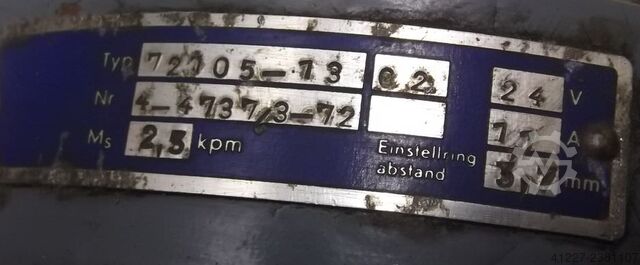 Gear motor 2.2 kW 490 rpm Bauer D142E/146k