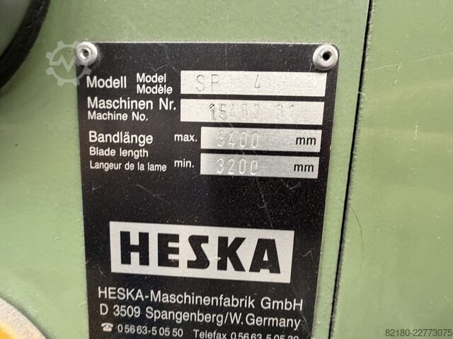 Vertical band saw for metal Heska SB 4